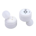PLATINET BLUETOOTH EARPHONES SPORT + CHARGING STATION WHITE [44857]